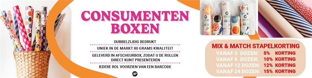 cadeaupapier, consumentenrollen